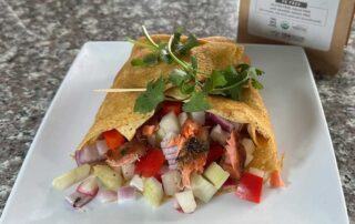 Spring Salmon Teriyaki Crepes Free Recipe | Grain Free Mama's