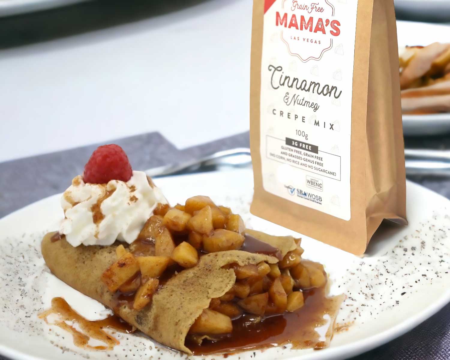 Gourmet Grain Free Mama's Original Cinnamon & Nutmeg Crepe Mix